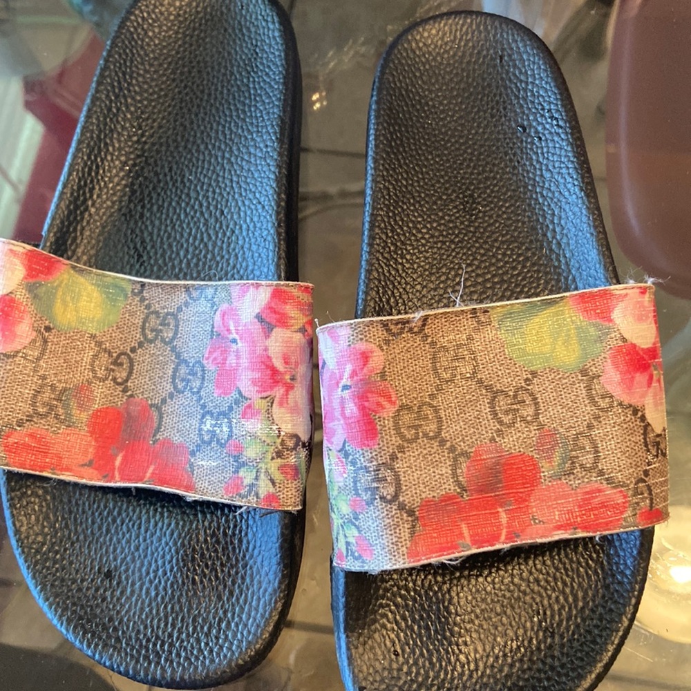Gucci Floral Slides